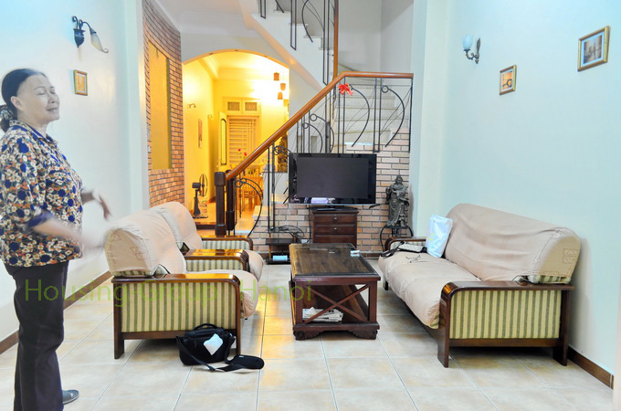 Very nice house for rent in Van Cao street, rooftop terrace, large balcony, and close to Japanese embassy