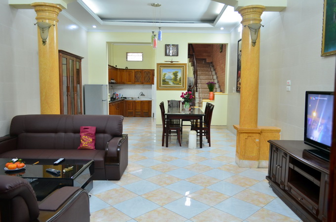 Beautiful house located in Doi Can street, Ba Dinh district, large balcony, fully furnished and quiet