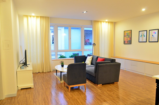 Charming two bedrooms apartment in Vong Thi street, two big size rooftop terraces, modern style