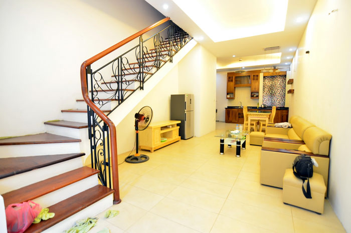 Newly renovated house on Dang Thai Mai street, large rooftop