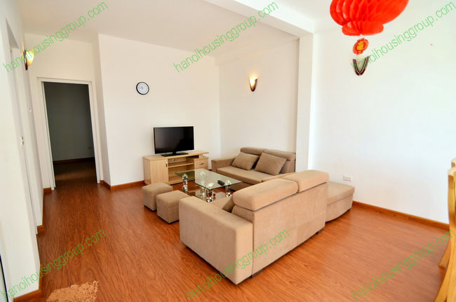 Furnished two bedrooms apartment located in Yen Phu Village, West lake