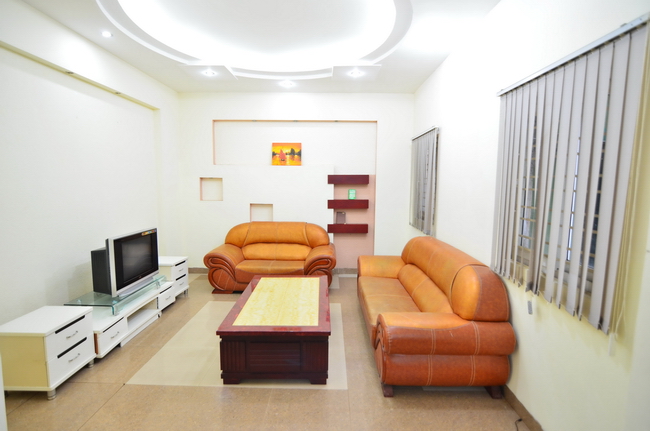 Modern five bedrooms house in the centre of Ba Dinh district, fully furnished, large terrace of top floor