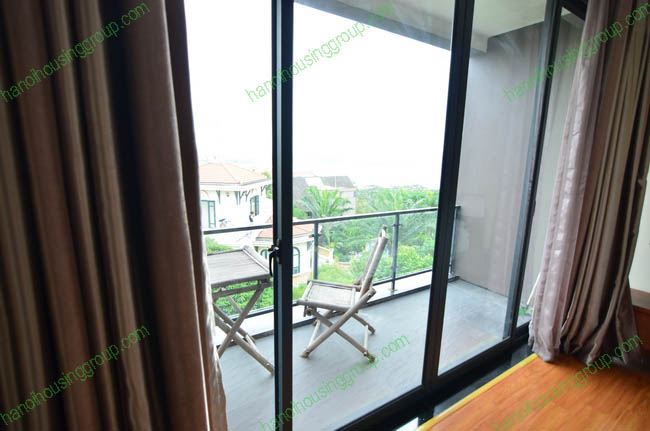 Elegant and large balcony serviced apartment Hanoi in Tay Ho West Lake