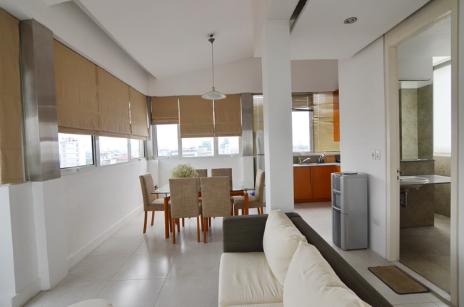 Super bright two stories apartment on Nguyen Truong To street, Close to Truc Bach lake and Hoan Kiem areas