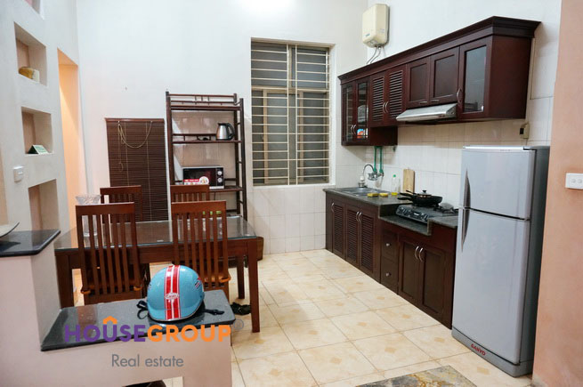 Brightness house have found on Dao Tan street, courtyard, Rooftop terrace, balconies, full furniture, simple style
