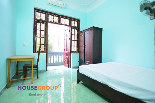 A great six bedrooms with six balconies house for rent on Dao Tan street, spacious rooftop terrace, full furniture