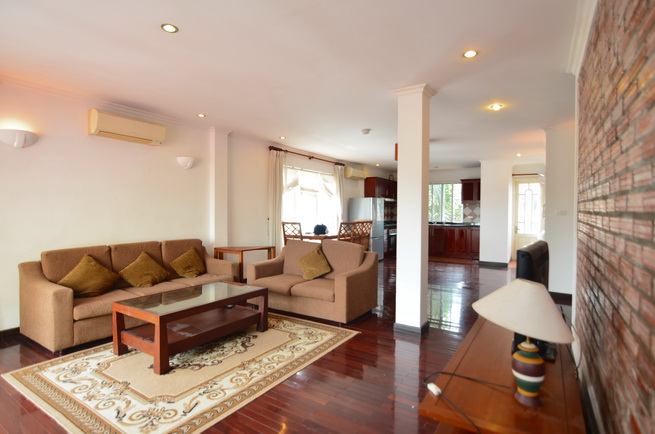 Fully furnished – 2 bedrooms serviced apartment on To Ngoc Van street, secure parking space