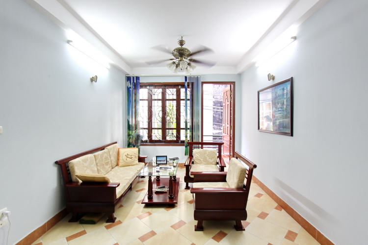 Furnished 4 bedrooms house for rent in Ba Dinh District