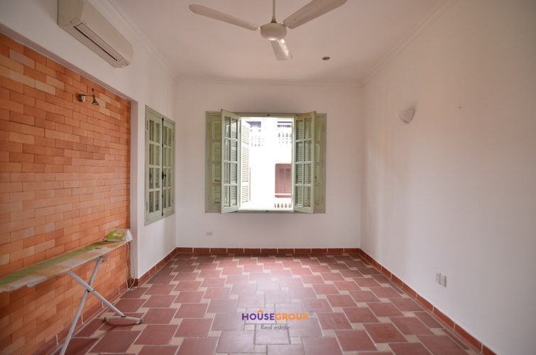 French Colonial style house for rent in Hanoi has a lot of natural light