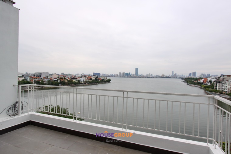 Apartment has its own private terrace facing the west lake