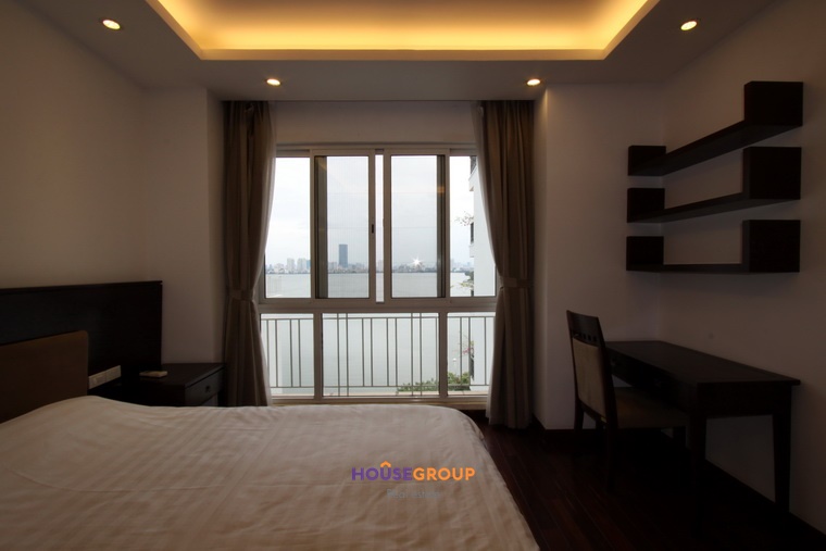 Elegant and stunning view looking over on the west lake apartments in Hanoi