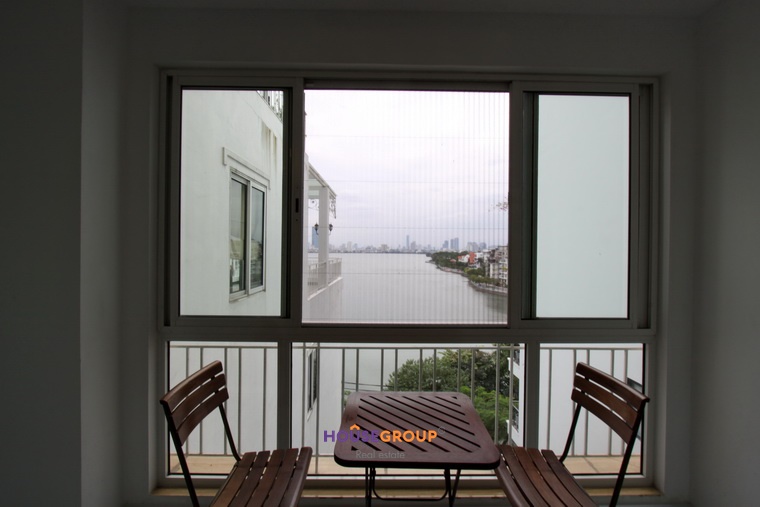 Elegant and stunning view looking over on the west lake apartments in Hanoi