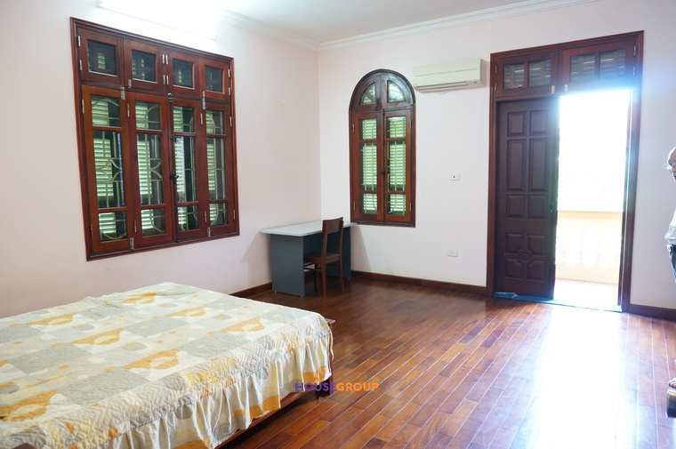 Furnished and big garden house for rent in Ba Dinh, Hanoi