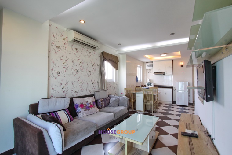 Spacious two bedrooms apartment for rent in Ba Dinh, Hanoi