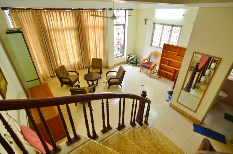 Big terrace and brightness house for rent in Da Dinh Hanoi