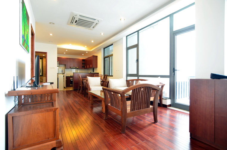 Two Stories apartment in Tay Ho on Xom Chua Street available for rent