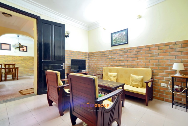 French colonial style house in Ba Dinh having a lot of nautral and huge terrace