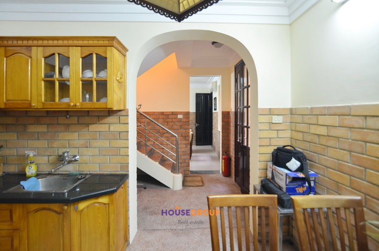 French colonial style house in Ba Dinh having a lot of nautral and huge terrace