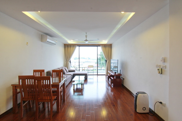 Western style serviced apartment rental in Tay Ho facing on the west lake