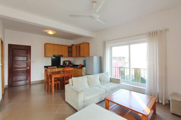 Beautiful one bedroom apartment for rent in Ba Dinh in Ngoc Ha village