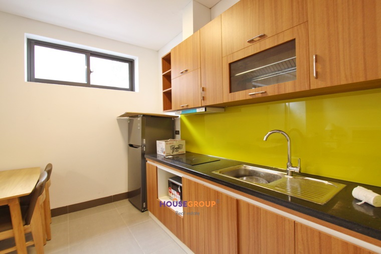 Fully furnished studio apartment Hanoi on the first floor of the apartment building