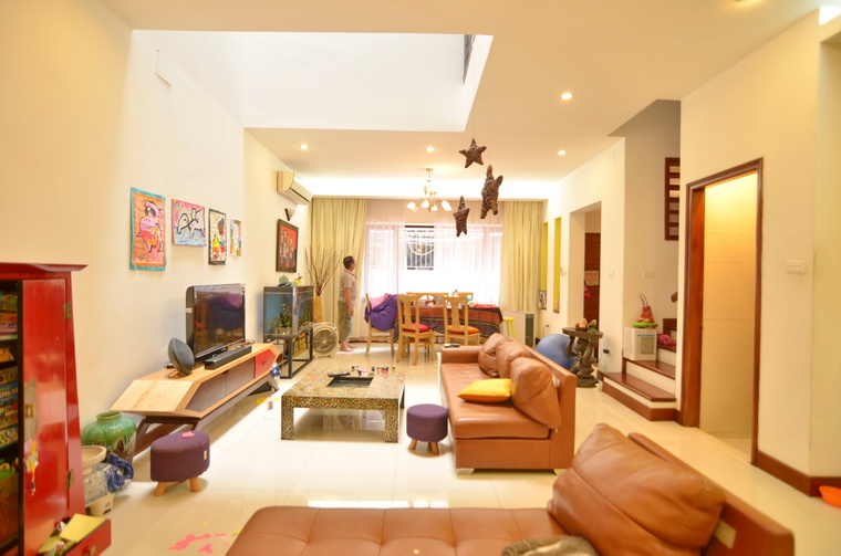 Unique and charming house for rent in Tay Ho Hanoi having a beautiful terrace