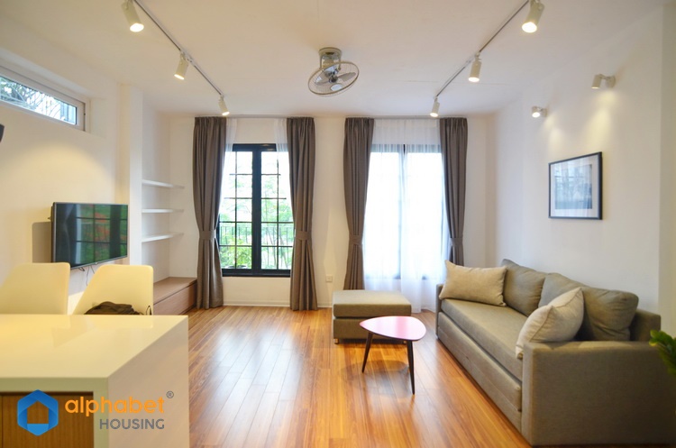 Newly and lovely style one bedroom apartment for rent in Tay Ho Hanoi