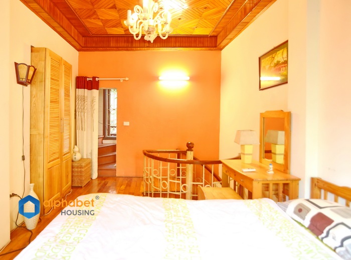 Unique and charm furnished house for rent in Ba Dinh, Pet allowed