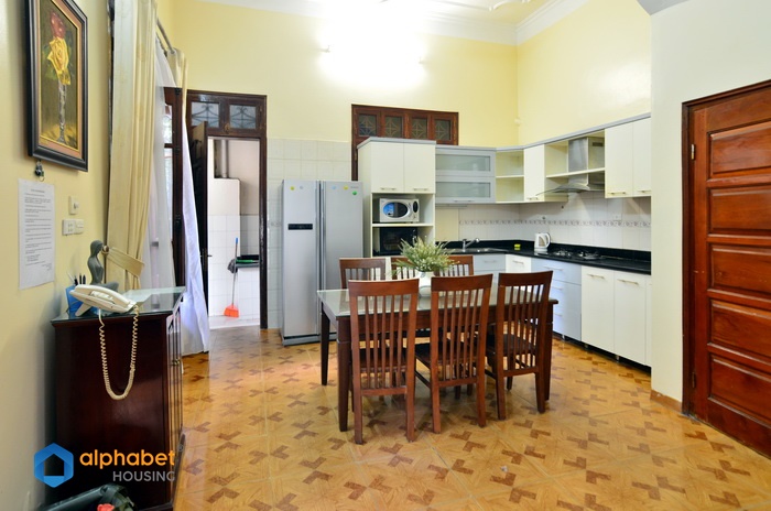 Furnished a four bedrooms house for rent in Ba Dinh District Hanoi