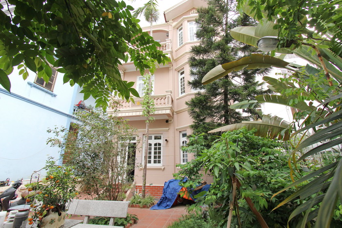 Unique garden furnished house to rent in Tay Ho District Hanoi
