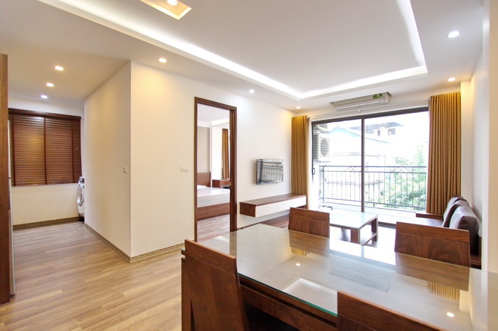 Brand new apartment for rent in Tay Ho, Terrace views west lake