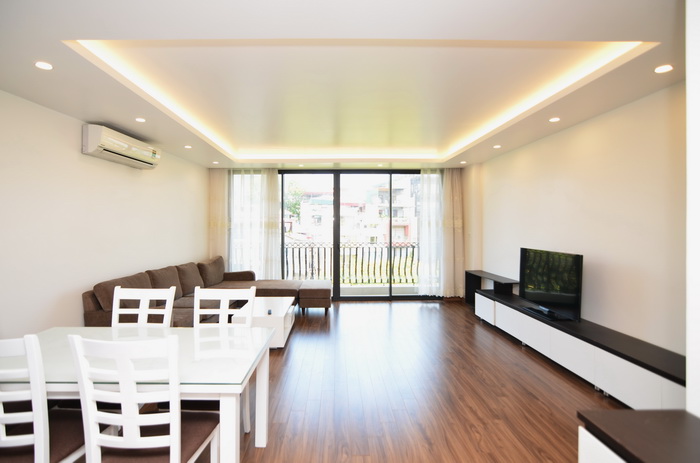 Facing on the lake two bedrooms apartment to rent in Yen Phu Village