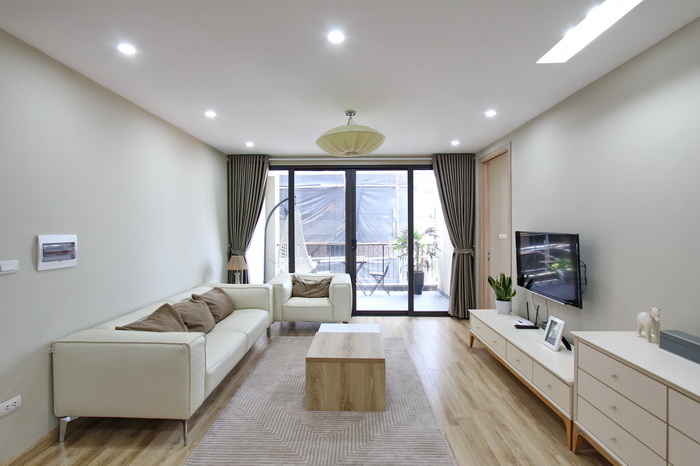 Modern style and western furnished serviced apartment for rent in Hanoi