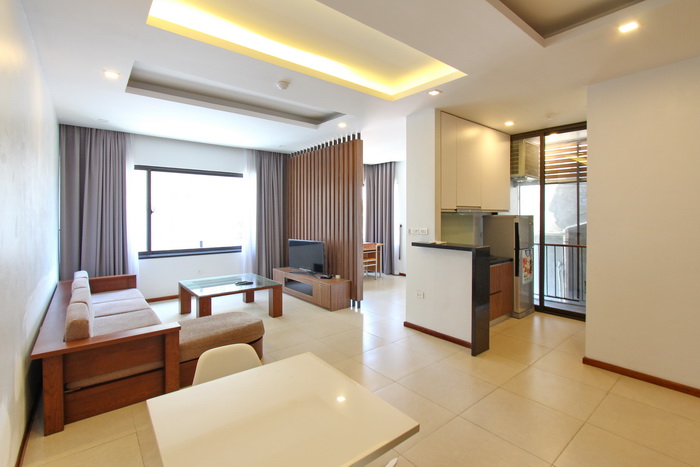 Furnished one bedroom serviced apartment for rent in Tay Ho