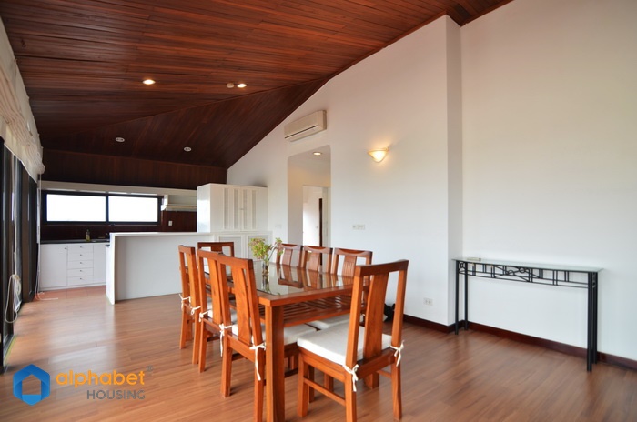 Serviced apartment to rent in Truc Bach | full of natural light and lake view
