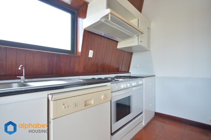 Serviced apartment to rent in Truc Bach | full of natural light and lake view
