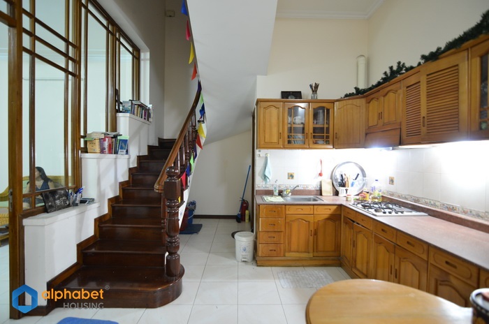 Charming house for rent in Ba Dinh having Huge Terrace and spacious garden