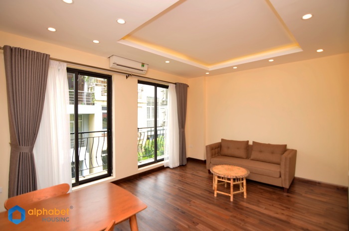 Brand new one bedroom serviced apartment for rent in Truc Bach
