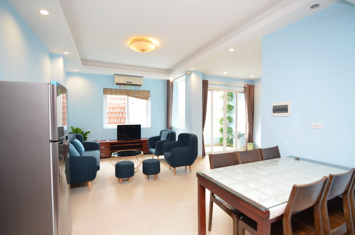 Reasonable rental three bedrooms apartment in Tay Ho west lake Hanoi