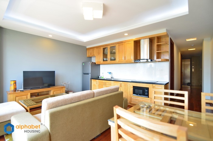 Bright and cosy one bedroom apartment for rent in Truc Bach Hanoi