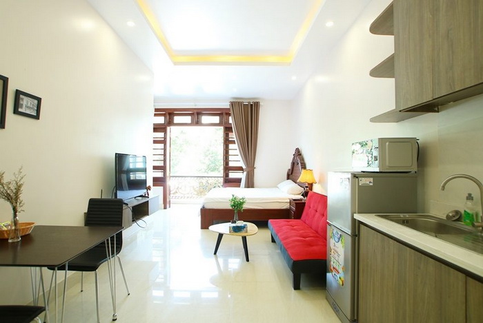 Lovely decorate fully furnished studio for rent in Tay Ho District, Hanoi