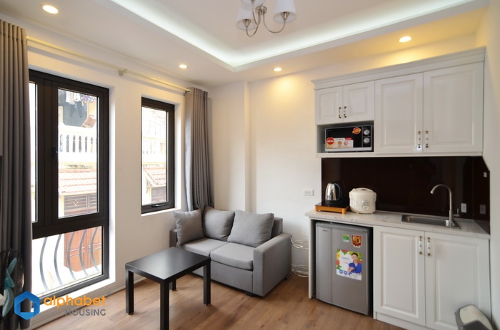 Lovely one bedroom serviced apartment for rent in Ba Dinh | Fully Furnished