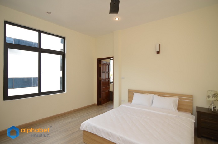 Loads of natural light serviced apartment for rent in Truc Bach Island