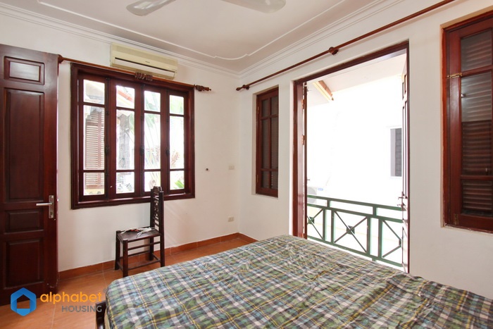 Full Furniture house for rent in Tay Ho having a large terrace | 04 bedrooms