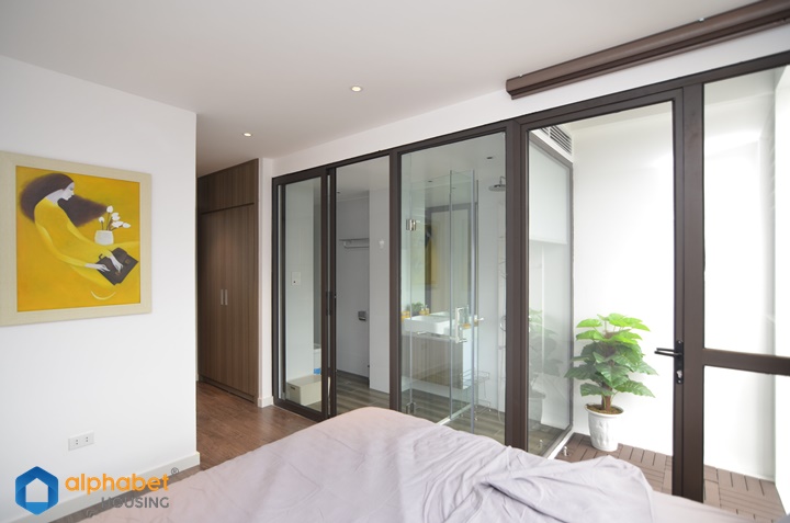 Loads of natural light serviced apartment for rent in Ba Dinh District