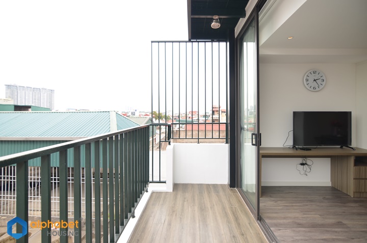 Loads of natural light serviced apartment for rent in Ba Dinh District