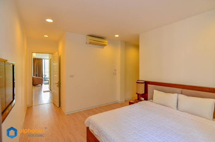 Lake view serviced apartment for rent in Tay Ho West Lake Hanoi