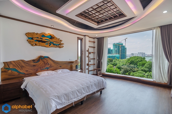 Unique design serviced apartment for rent in Tay Ho West Lake | 4 bedrooms