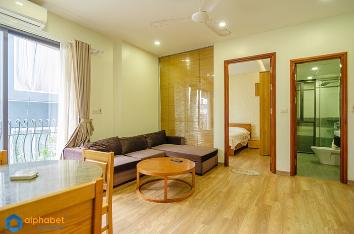 Quiet one bedroom apartment for rent in Tay Ho District Hanoi