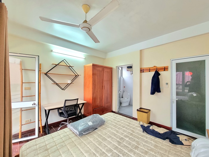 Cheap and Full of natural light room on Dang Thai Mai Street | Room No.4